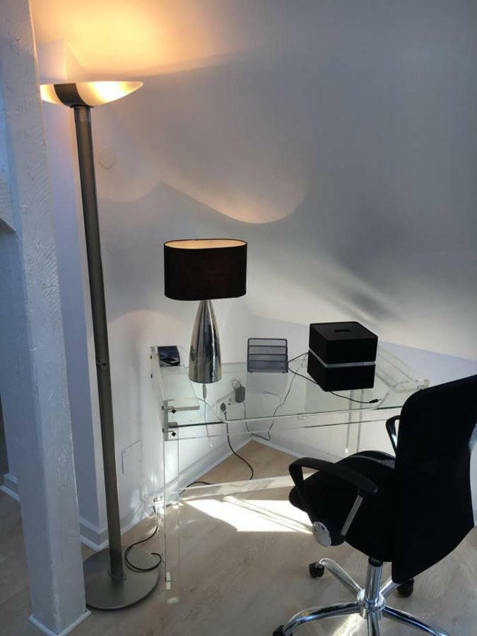 Luxury Rooftop Loft With River View 10Min To City Daire Düsseldorf Dış mekan fotoğraf
