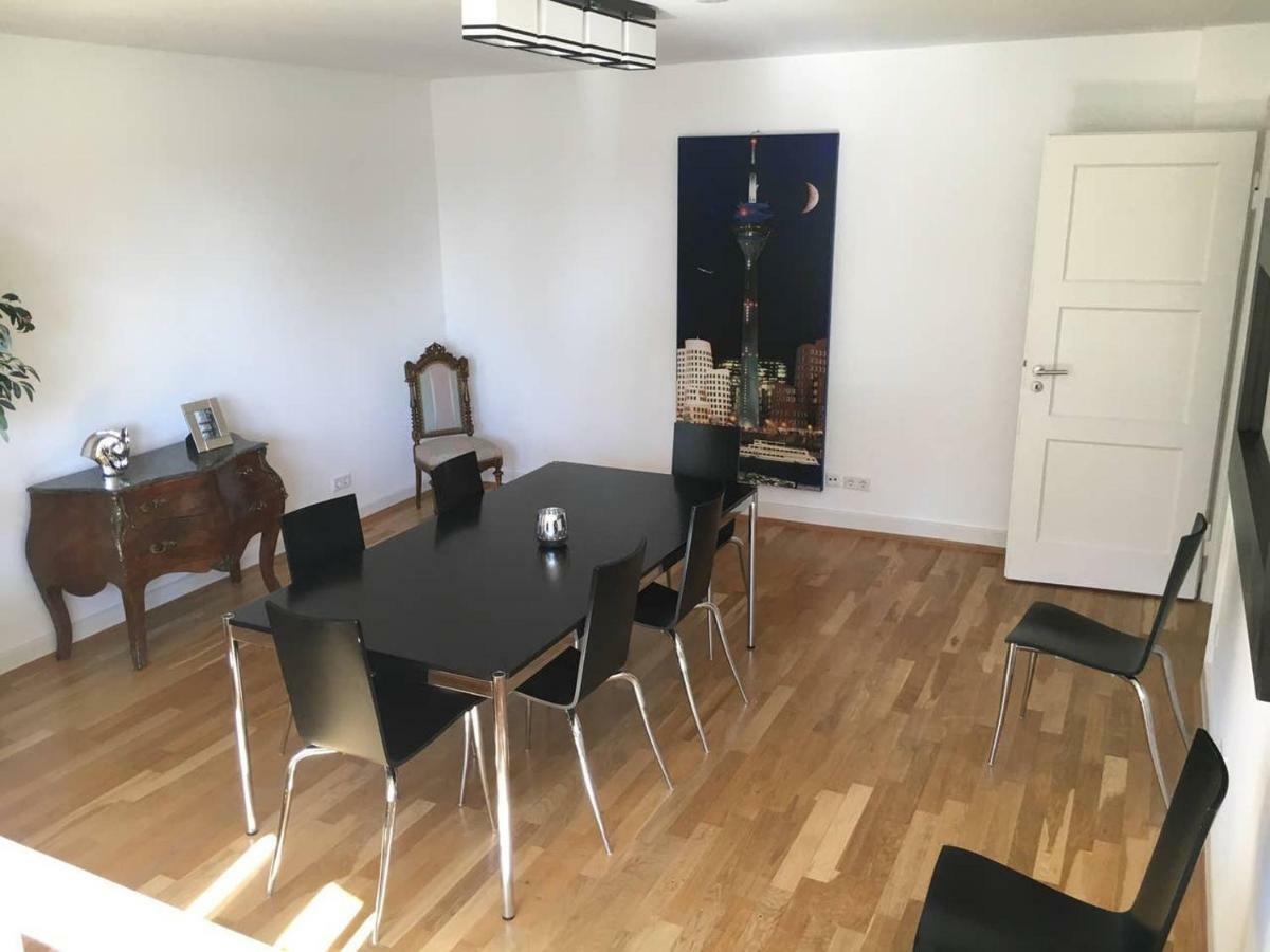 Luxury Rooftop Loft With River View 10Min To City Daire Düsseldorf Dış mekan fotoğraf